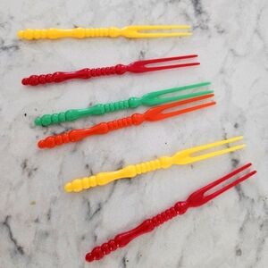 5/$25 Vintage Mini Cocktail Forks